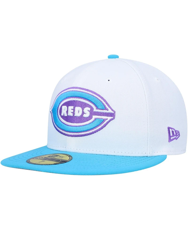 Men's New Era White Cincinnati Reds 1938 Mlb All-Star Game Vice 59FIFTY Fitted Hat