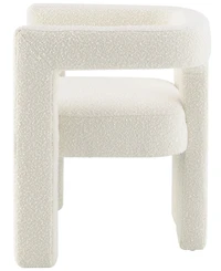 Abbyson Living Mandy 28" Boucle Fabric Dining Chair