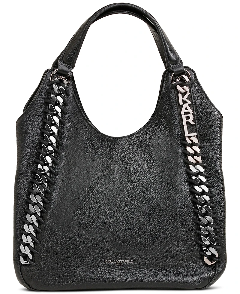 Karl Lagerfeld Paris Gaelle Large Leather Tote