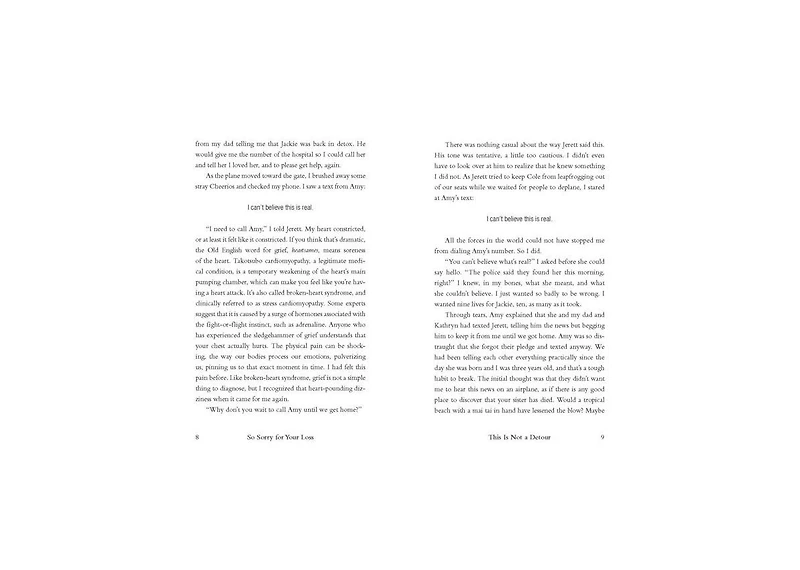 So Sorry for Your Loss- How I Learned to Live with Grief, and Other Grave Concerns by Dina Gachman
