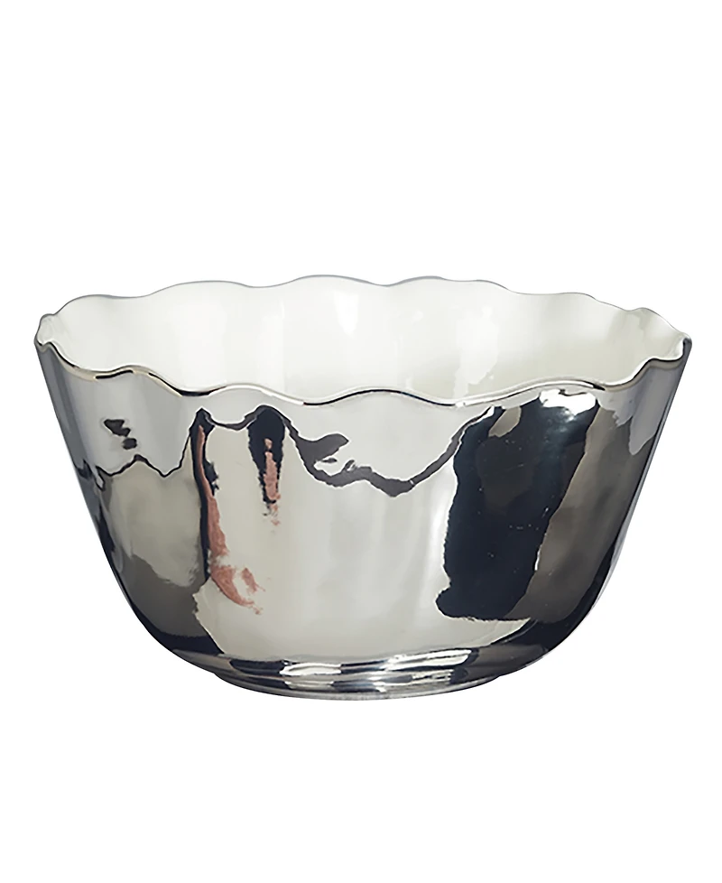 Certified International Gold-Silver Tone Coast Deep Bowl