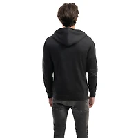 Mio Marino Men's Premium Zip-Up Hoodie for Men with Smooth Silky Matte Finish & Cozy Fleece Inner Lining Sweater Hood