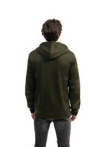 Mio Marino Men's Premium Zip-Up Hoodie for Men with Smooth Silky Matte Finish & Cozy Fleece Inner Lining Sweater Hood
