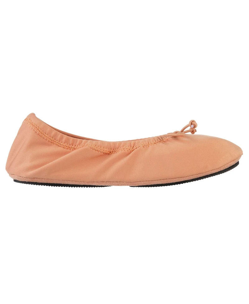 Isotoner Signature Women's Sloan Comfort Spandex Indoor/Outdoor Ballerina Slippers