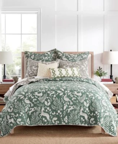 Levtex Bretton Woods Green Reversible Quilt Sets