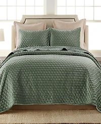 Levtex Merano Velvet Sea Spray Quilt, Twin/Twin Xl