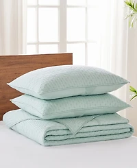 Levtex Cross Stitch Stitching 2-Pc. Bedspread Set, Twin/Twin Xl