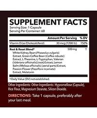 Night Time Fat Burner + Melatonin Capsules, Pm Burner and Night Suport, Havasu Nutrition, 60ct