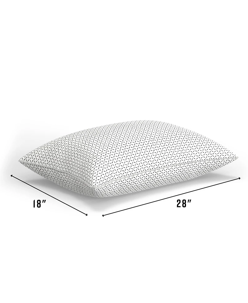 ProSleep Charcoal Infused Gel Memory Foam Cluster Pillow, Jumbo