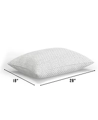 ProSleep Charcoal Infused Gel Memory Foam Cluster Pillow, Jumbo