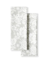 Martha Stewart Floral Vine Dual Purpose Kitchen Towel 2-Pack Set, 16" x 28"