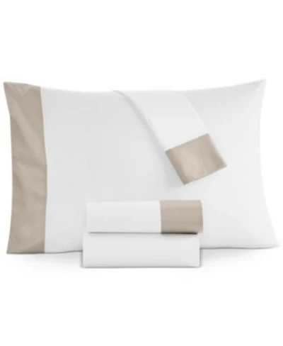Closeout Hotel Collection Italian Percale Sateen Cuff Sheet Sets Exclusively At Macys