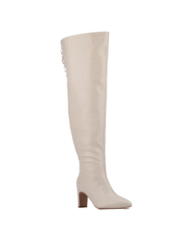 Fashion To Figure Women's Hayya Thigh High Boot - Wide Width
