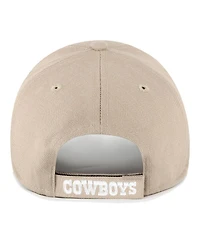 Men's '47 Brand Khaki Dallas Cowboys Mvp Adjustable Hat