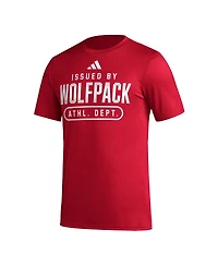 Men's adidas Red Nc State Wolfpack Aeroready Pregame T-shirt