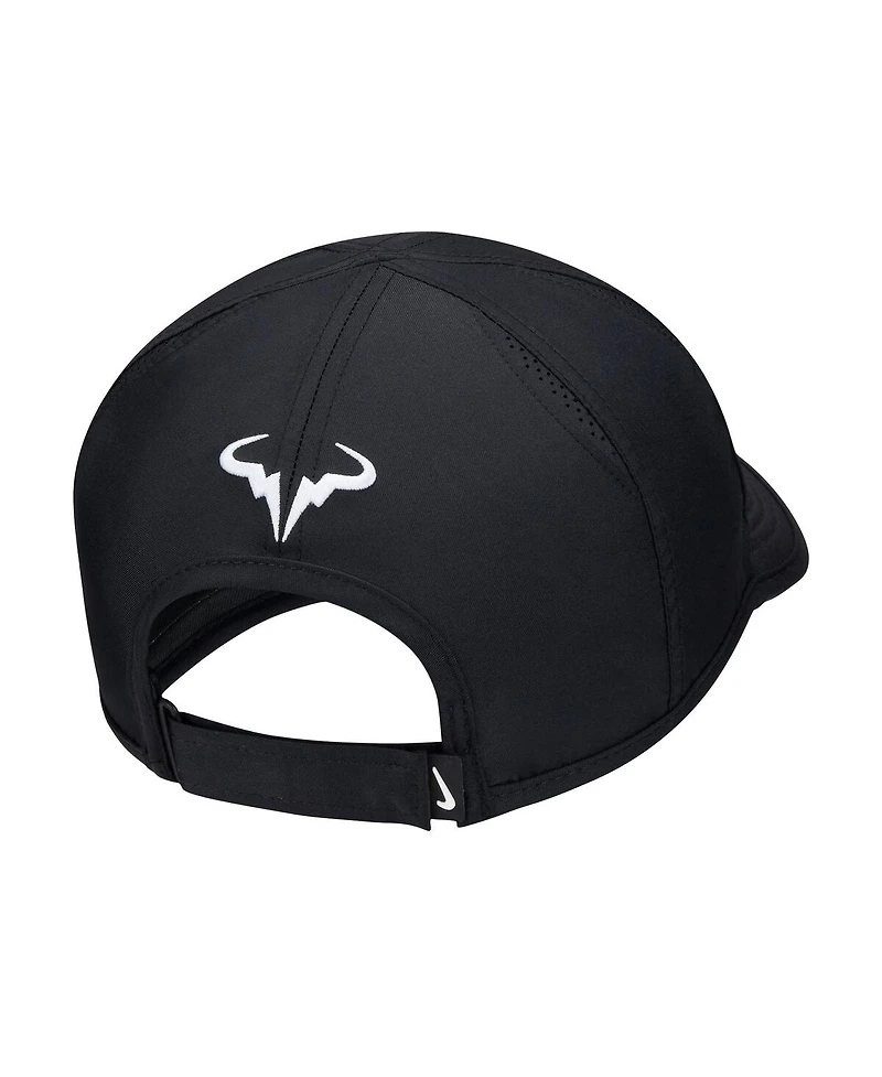 Men's Nike Black Rafael Nadal Featherlight Club Performance Adjustable Hat