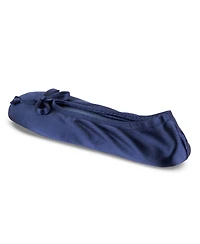Isotoner Signature Women's Satin Ballerina Slippers with Bow