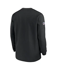 Men's Nike Black Atlanta Falcons 2023 Sideline Long Sleeve Performance T-shirt