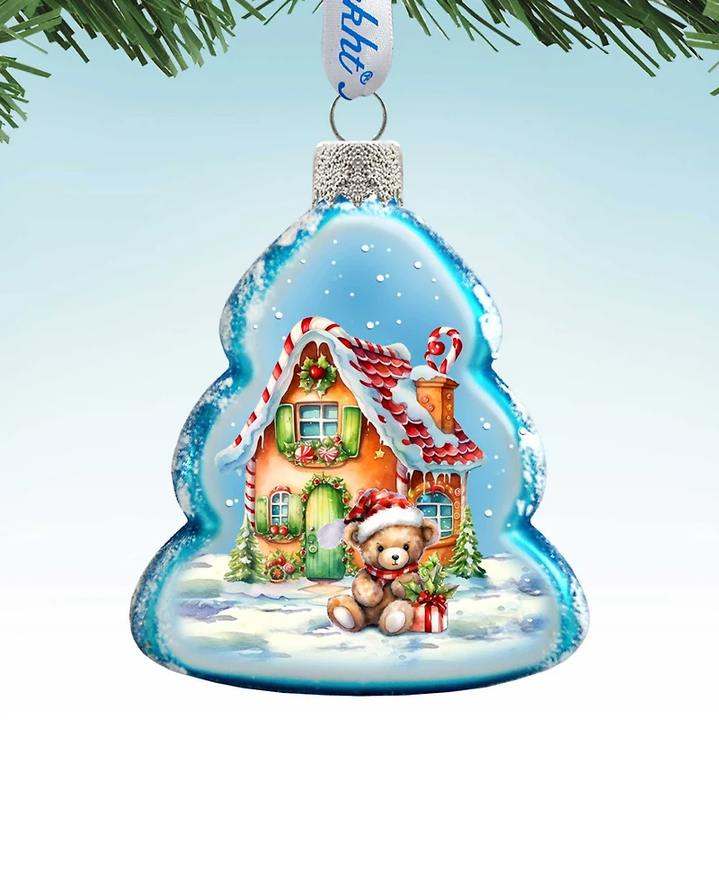 Designocracy Christmas Cottage Keepsake Mercury Christmas Glass Ornaments G. DeBrekht