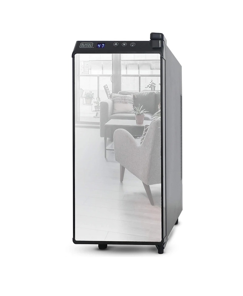 12 Bottle Capacity Wine CellarMirror Door