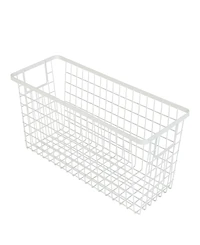 Smart Design Nestable 6" x 16" x 6" Basket Organizer with Handles, Set of 4