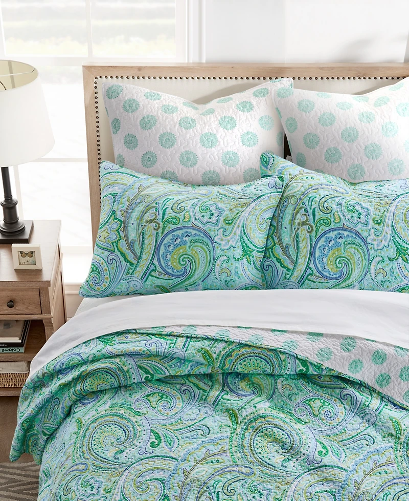 Levtex Spruce Coordinating 2-Pc. Sham Set, European