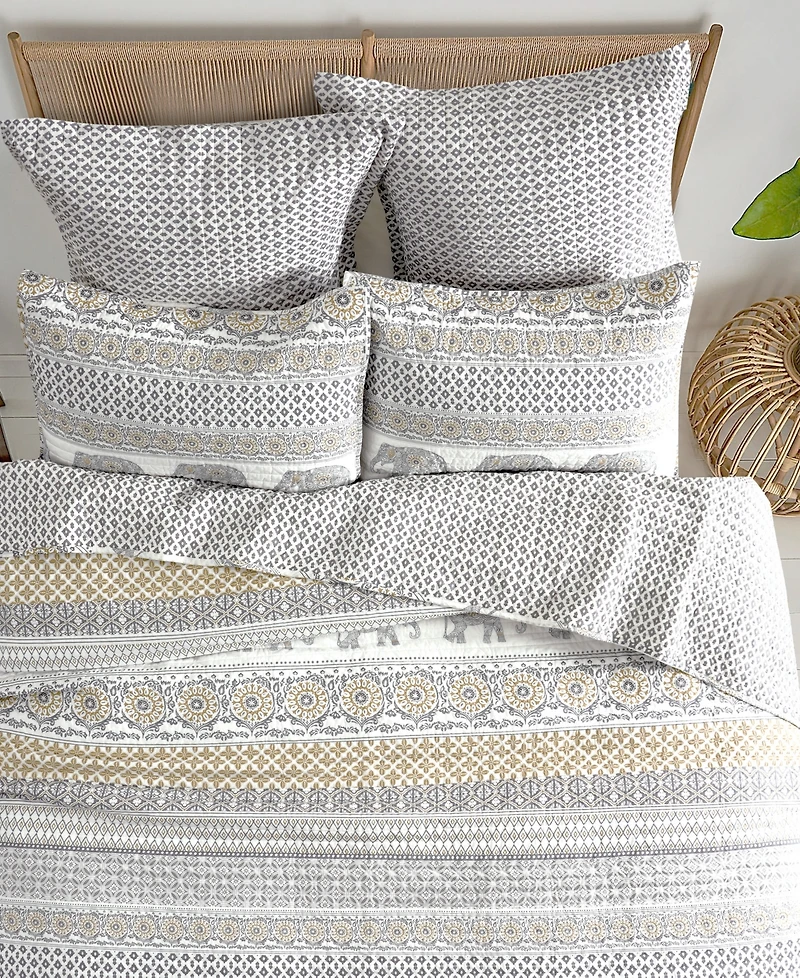 Levtex Nacala Diamond Mosiac 2-Pc. Sham Set, European