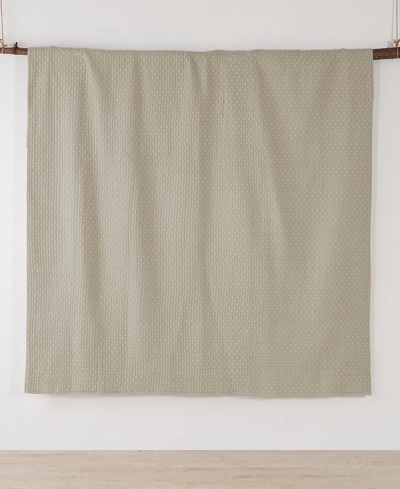 Levtex Cross Stitch Stitching 3-Pc. Quilt Set, Full/Queen