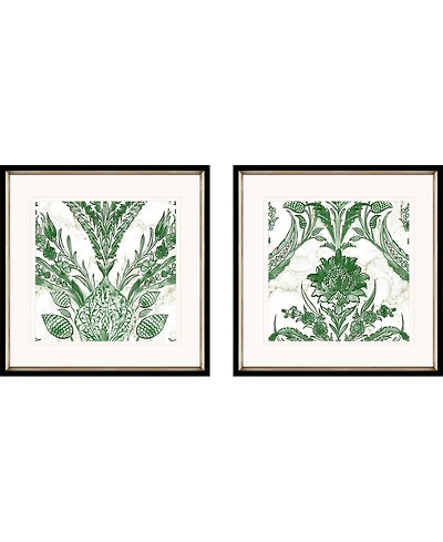 Kelly Ikat Ii Framed Art, Set of 2