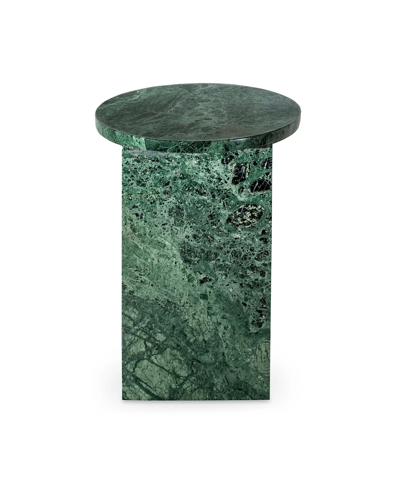 Grace 20" Marble Round Accent Table