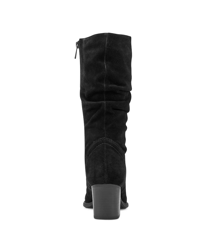 Earth Women's Vine Narrow Calf Block Heel Boots