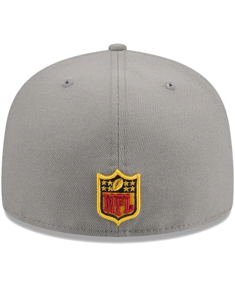 Men's New Era Gray Los Angeles Rams Color Pack 59FIFTY Fitted Hat