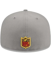 Men's New Era Gray Los Angeles Rams Color Pack 59FIFTY Fitted Hat