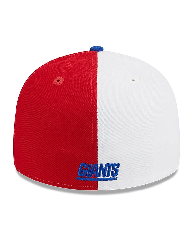 Men's New Era Red, Royal York Giants 2023 Sideline Low Profile 59FIFTY Fitted Hat