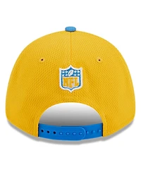Men's New Era Gold, Powder Blue Los Angeles Chargers 2023 Sideline 9FORTY Adjustable Hat