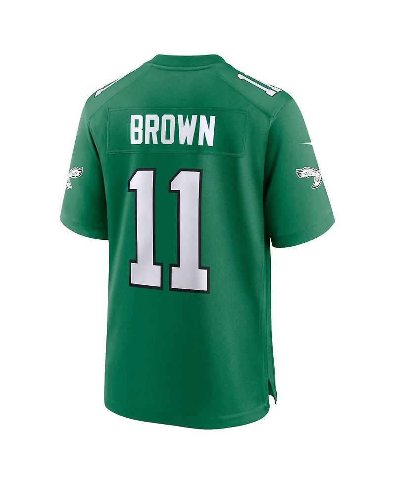 Big Boys Nike A.j. Brown Kelly Green Philadelphia Eagles Alternate Player Game Jersey