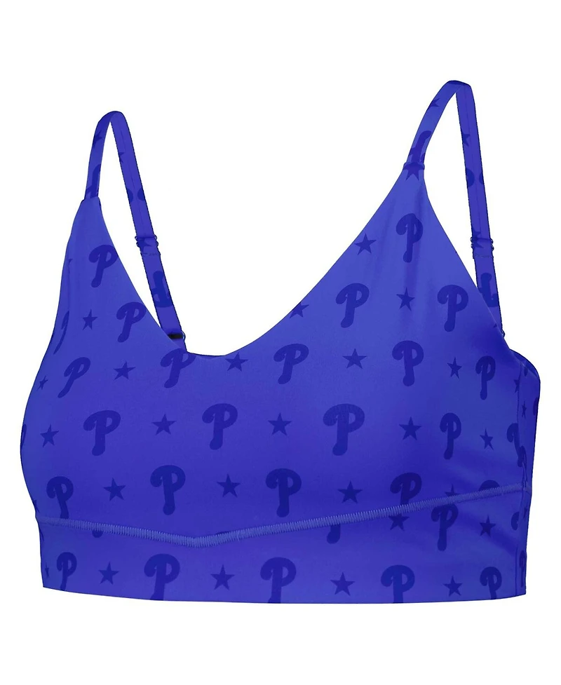 Women's Terez Royal Philadelphia Phillies Active Bra