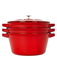 Staub Cast Iron 4-Piece Stackable Set