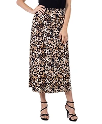 24seven Comfort Apparel Women's Print Maxi Skirt