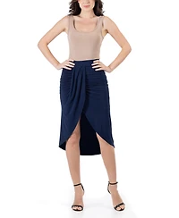 24seven Comfort Apparel Women's Knee Length Skirt