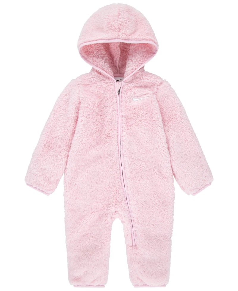 Nike Baby Boys and Girls Hooded Sherpa Coverall