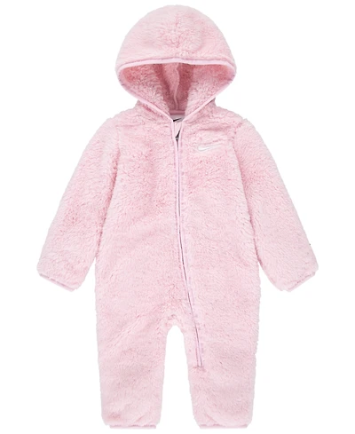 Nike Baby Boys and Girls Hooded Sherpa Coverall