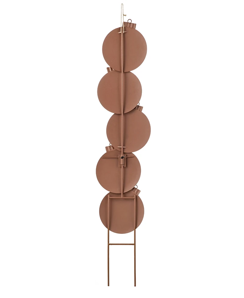 Glitzhome 42" H Metal Joy Ornament Yard Stake or Wall Decor