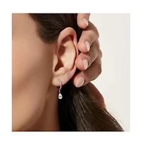 Ana Luisa Delicate Huggie Hoops - Elise Silver