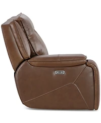 Closeout! Hansley 39" Zero Gravity Leather Power Recliner, Created for Macy's
