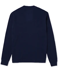 Lacoste Men's Waffle-Knit Thermal Sleep Shirt