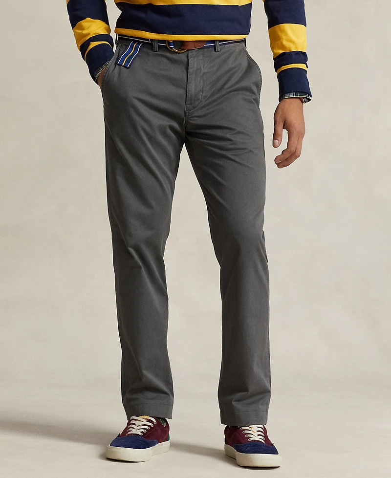 Polo Ralph Lauren Men's Straight-Fit Washed Stretch Chino Pants