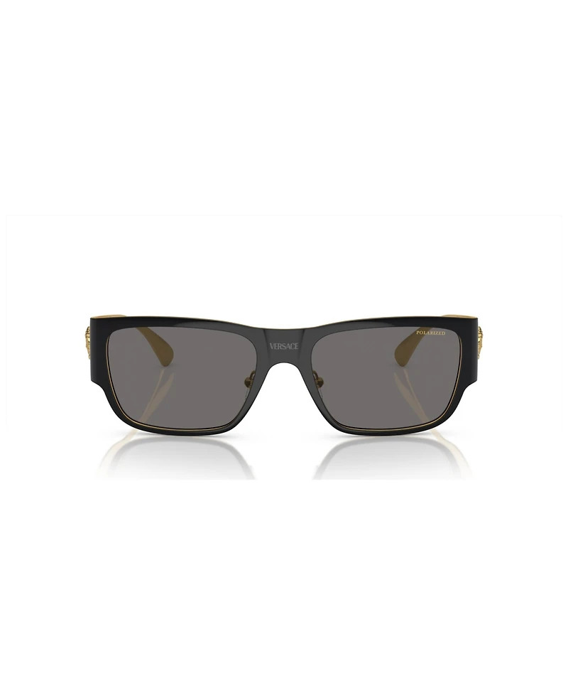 Versace Men's Polarized Sunglasses, VE2262