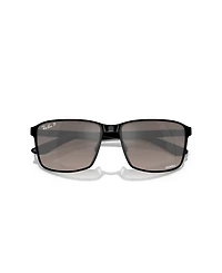 Ray-Ban Unisex Polarized Sunglasses, Mirror Gradient Polar RB3721CH