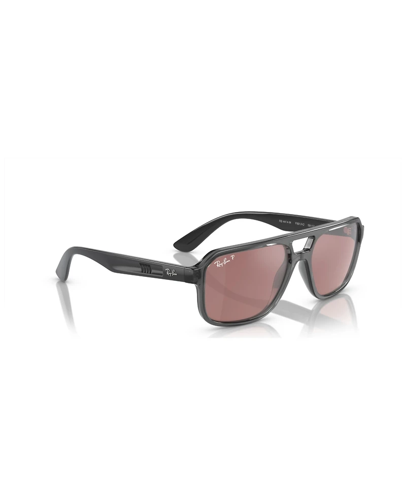Ray-Ban Unisex Polarized Sunglasses, Mirror RB4414M